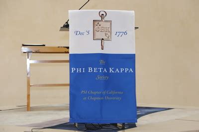 Phi Beta Kappa Chapter Alpha of California.